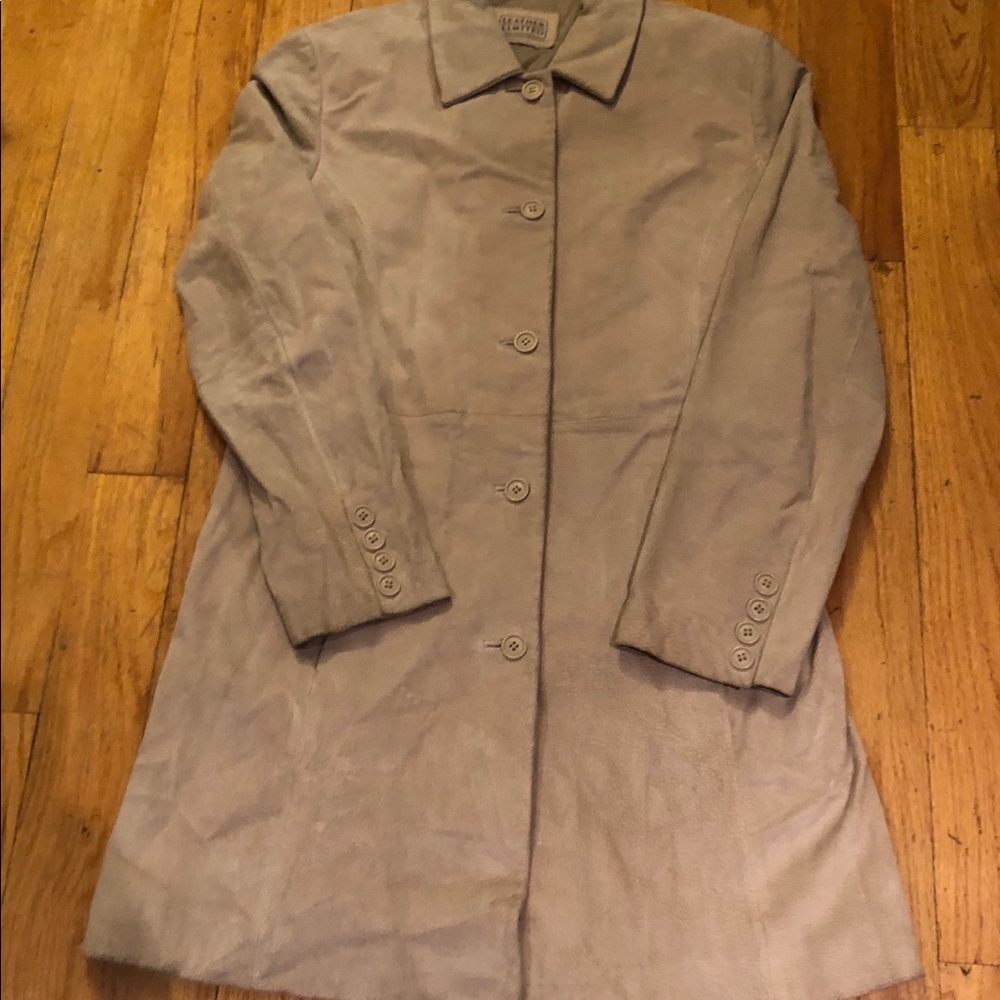 Retro Suede Trench